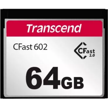 TRANSCEND CFast 2.0 Cfx602 64GB SATA III MLC NAND Flash atminties kortelė