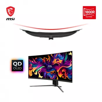 Monitorius MSI MAG 341CQPDE QD-OLED 86,4 cm (34 col.) 3440x1440 UltraWide Quad HD juodas