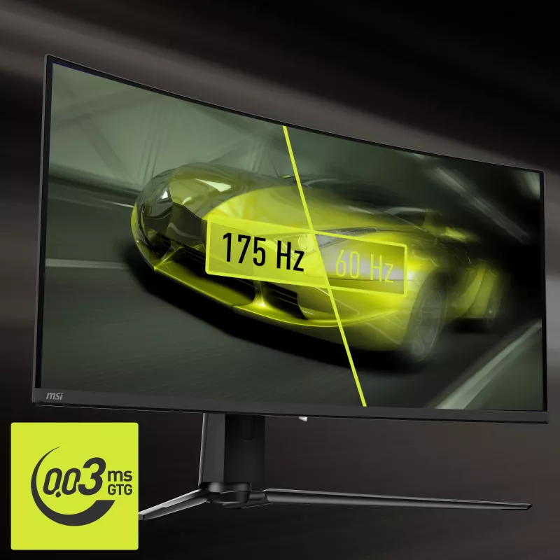Monitorius MSI MAG 341CQPDE QD-OLED 86,4 cm (34 col.) 3440x1440 UltraWide Quad HD juodas