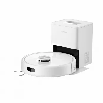 Roborock Q7 TF+ belaidis dulkių siurblys robotas, 10000 Pa, LiDAR navigacija, šlapias valymas, automatinė bazinė stotelė, balta