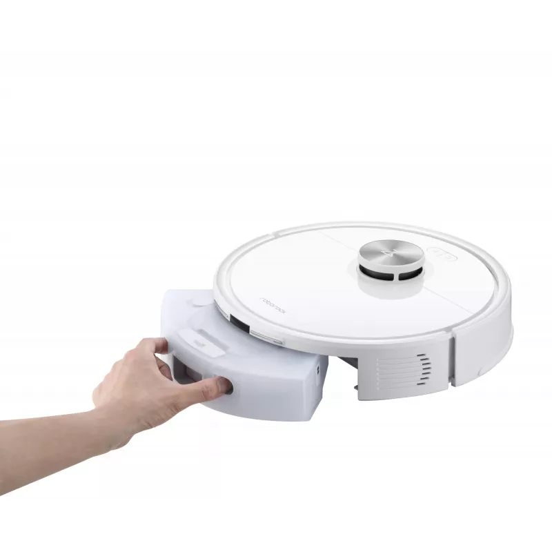 Roborock Q7 TF+ belaidis dulkių siurblys robotas, 10000 Pa, LiDAR navigacija, šlapias valymas, automatinė bazinė stotelė, balta