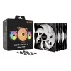 be quiet! LIGHT WINGS LX 140mm PWM 3-Pack juodas kompiuterio korpuso ventiliatorius 14 cm 3 vnt.