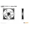 be quiet! LIGHT WINGS LX 140mm PWM 3-Pack juodas kompiuterio korpuso ventiliatorius 14 cm 3 vnt.
