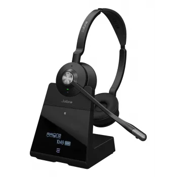 Jabra Engage 75 SE - Stereo, belaidė ausinė, 40–16000 Hz, biurui / skambučių centrui, 90 g, juoda