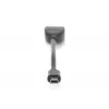 DIGITUS USB 2.0 adapterinis kabelis, OTG, tipas mini B - A M/F, 20 cm, USB 2.0, juodas