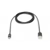 DIGITUS ASSMANN USB Type-C jungiamasis laidas, tipas C į A M/M, 1m Super Speed Juoda