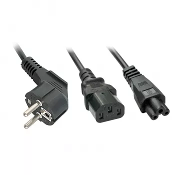 LINDY 30047 maitinimo laidas juodas C13 jungtis C5 jungtis