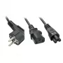 LINDY 30047 maitinimo laidas juodas C13 jungtis C5 jungtis