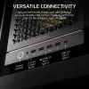 PC korpusas CORSAIR FRAME 5000D RS ARGB Midi Tower juodas — ATX, palaiko 3x140mm priekinius ventiliatorius, 2.5/3.5 colio diskus
