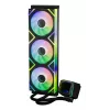 XPG LEVANTE II 360 Black, skysčio aušintuvas AIO, 12 cm, juodas