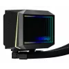 XPG LEVANTE II 360 Black, skysčio aušintuvas AIO, 12 cm, juodas