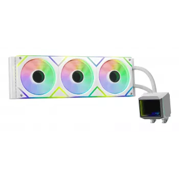 XPG LEVANTE II 360 White, skysčio aušintuvas AIO, 12 cm, Baltas