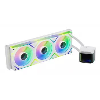 XPG LEVANTE II 360 White, skysčio aušintuvas AIO, 12 cm, Baltas
