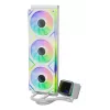 XPG LEVANTE II 360 White, skysčio aušintuvas AIO, 12 cm, Baltas