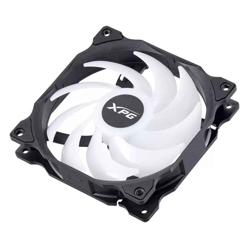 XPG VENTO 120 ARGB PWM (3 vnt.) Juodas, Ventiliatorius, 12 cm, 300 RPM, 1650 RPM, Juodas