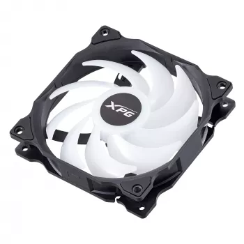 XPG VENTO 120 ARGB PWM Black, ventiliatorius, 12 cm, 300 RPM, 1850 RPM, juodas