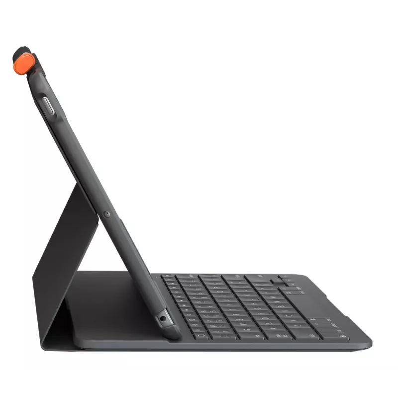 LOGITECH Slim Folio, iPad 7 kartai, Graphite, Qwertz Deutsch