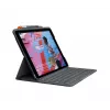 LOGITECH Slim Folio, iPad 7 kartai, Graphite, Qwertz Deutsch