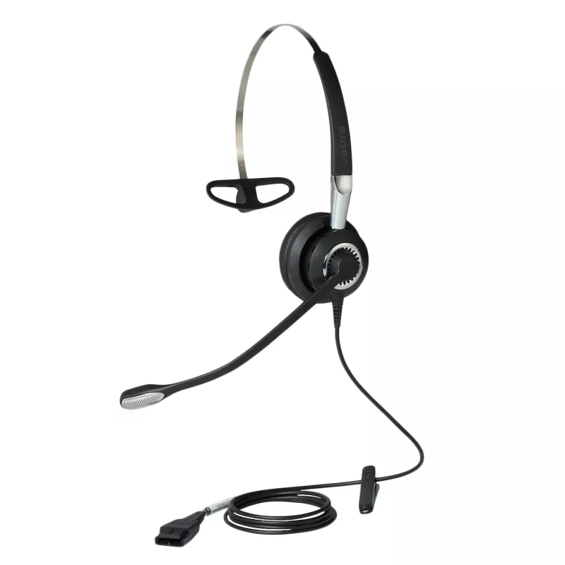 Jabra BIZ 2400 II Mono IP, 3-in-1, laidinis, biurui/skambučių centrui, 54 g, ausinės, juodos, sidabrinės