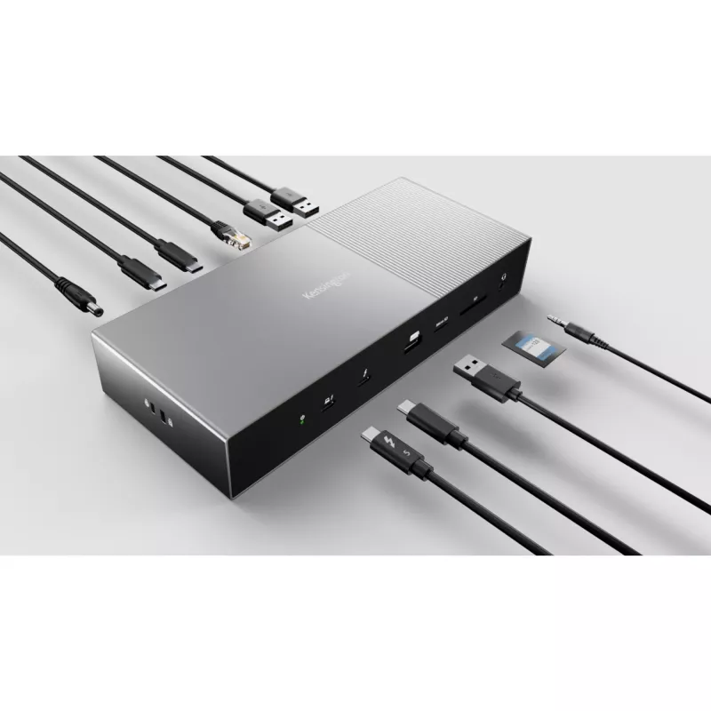 Kensington SD5000T5 EQ Thunderbolt 5 Triple 4K dokų stotelė su 140W PD - Windows/macOS