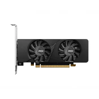 MSI GeForce RTX 3050 LP E 6G OC vaizdo plokštė, 6 GB GDDR6, PCIe x8 4.0, 1492 MHz, 96 bit, 2x HDMI 2.1 + DP 1.4a, 70 W, 2 ventiliatoriai, žemo profilio