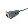 Equip USB-A į Serial (DB9) laidas, M/M 1,5 m, juodas
