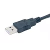 Equip USB-A į Serial (DB9) laidas, M/M 1,5 m, juodas