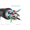 Equip USB-A į Serial (DB9) laidas, M/M 1,5 m, juodas