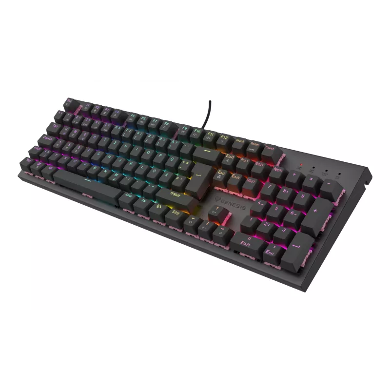 GENESIS NKG-2179 klaviatūra Gaming USB QWERTZ juoda