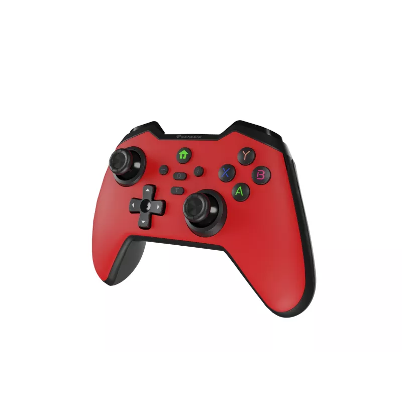 GENESIS Mangan 400 Red Bluetooth žaidimų pultas Analoginis / Skaitmeninis Android, MAC, Nintendo Switch, PC, iOS