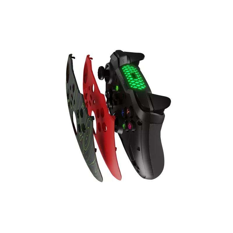 GENESIS Mangan 400 Red Bluetooth žaidimų pultas Analoginis / Skaitmeninis Android, MAC, Nintendo Switch, PC, iOS