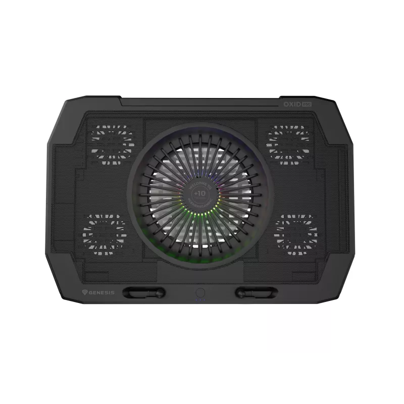 GENESIS Oxid 850 aušinimo stovas nešiojamam kompiuteriui 43,9 cm (17,3 colio) 2500 RPM Juodas