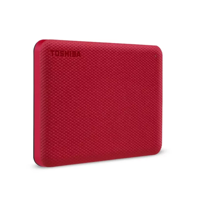 Toshiba Canvio Advanced 1TB išorinis kietasis diskas, USB 3.2 Gen 1, 2,5 colio, raudonas