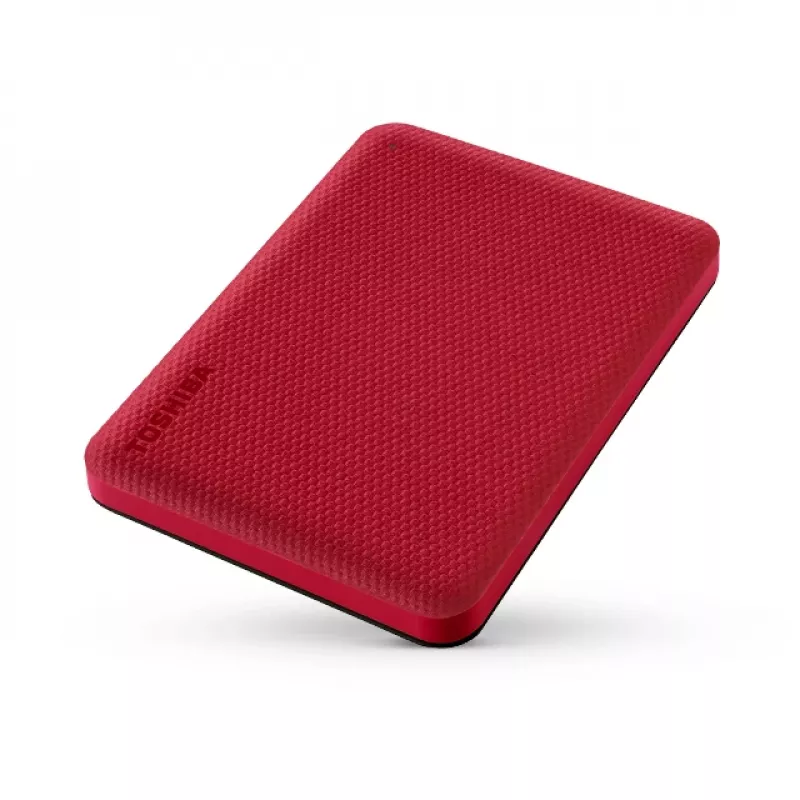 Toshiba Canvio Advanced 1TB išorinis kietasis diskas, USB 3.2 Gen 1, 2,5 colio, raudonas
