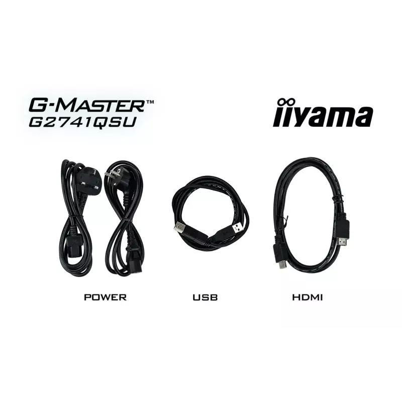 iiyama G-MASTER G2741QSU-B1 monitor 68,6 cm (27 inch) 2560 x 1440 pikselių QHD juodas