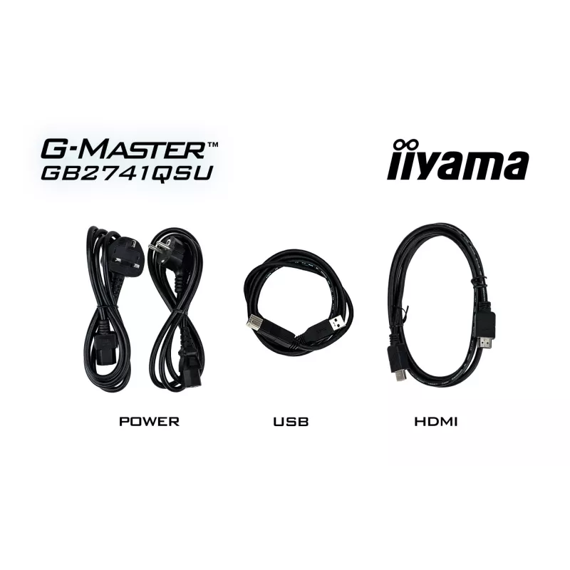 iiyama G-MASTER GB2741QSU-B1 monitorius 68.6 cm (27 col.) 2560 x 1440 pikselių QHD LED juodas