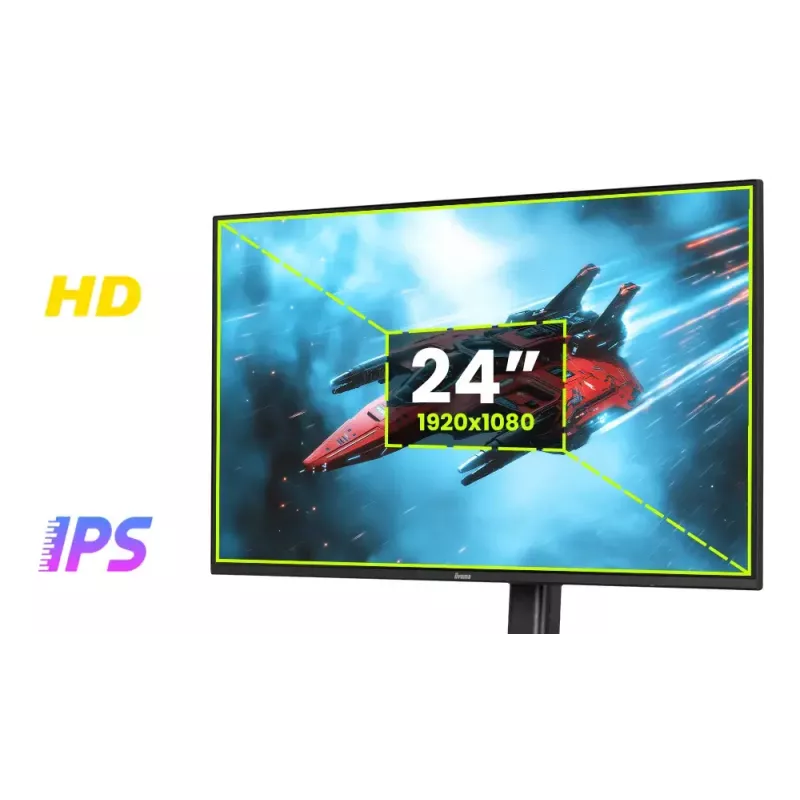 iiyama G-MASTER G2471HS-B1 23,8 colių Full HD IPS žaidimų monitorius 240Hz 0,3ms