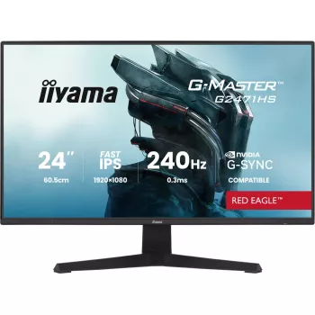 iiyama G-MASTER G2471HS-B1 23,8 colių Full HD IPS žaidimų monitorius 240Hz 0,3ms