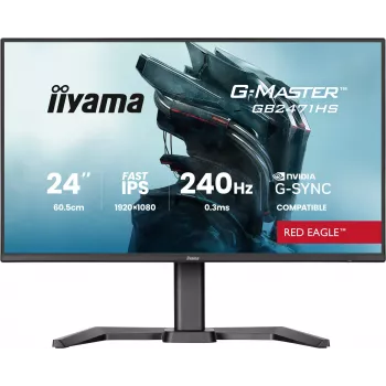 Monitorius iiyama G-MASTER GB2471HS-B1 60.5 cm (23.8 colio) 1920 x 1080 pikselių Full HD juodas