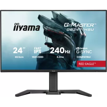IIYAMA G-MASTER GB2471HSU-B1 kompiuterio monitorius 60.5 cm (23.8 colio) 1920 x 1080 pikselių Full HD juodas