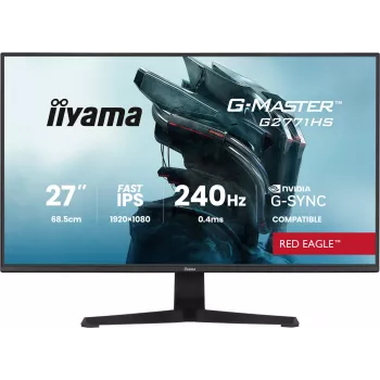 Monitorius iiyama G-MASTER G2771HS-B1 27 colių Full HD 240Hz 0.4ms MPRT