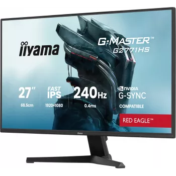 Monitorius iiyama G-MASTER G2771HS-B1 27 colių Full HD 240Hz 0.4ms MPRT