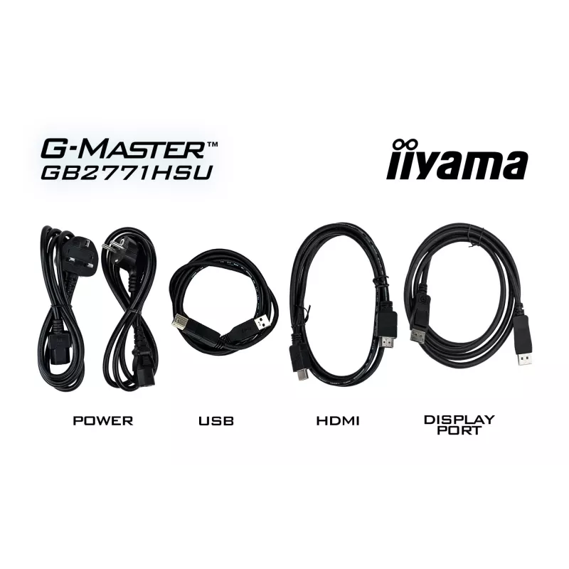 iiyama G-MASTER GB2771HSU-B1 27 colių Full HD IPS žaidimų monitorius 240Hz 0.4ms