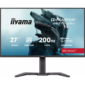 IIYAMA G-MASTER GB2771QSU-B1 27 colių WQHD IPS monitorius, 2560x1440, 200Hz, 0.5ms, G-SYNC