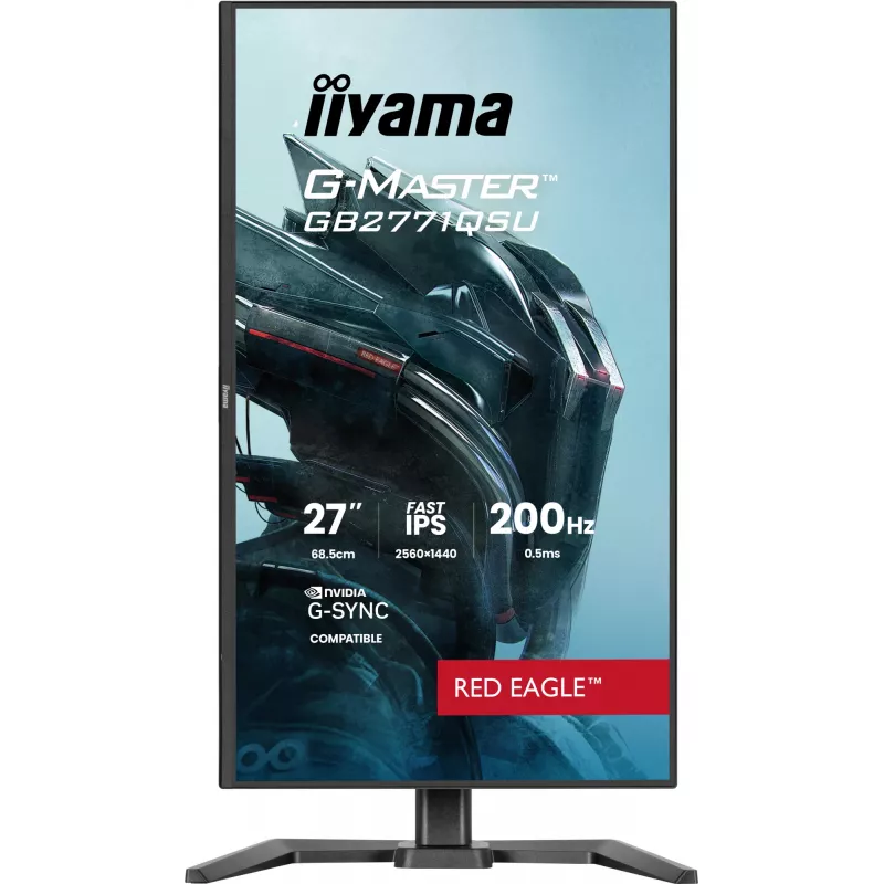 IIYAMA G-MASTER GB2771QSU-B1 27 colių WQHD IPS monitorius, 2560x1440, 200Hz, 0.5ms, G-SYNC