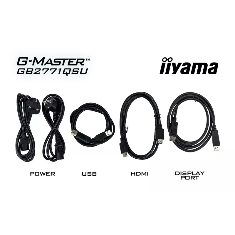 IIYAMA G-MASTER GB2771QSU-B1 27 colių WQHD IPS monitorius, 2560x1440, 200Hz, 0.5ms, G-SYNC