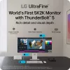 LG 40U990A-W monitor kompiuterinis 101,6 cm (40 colių) 5120 x 2160 pikselių WUHD juodas