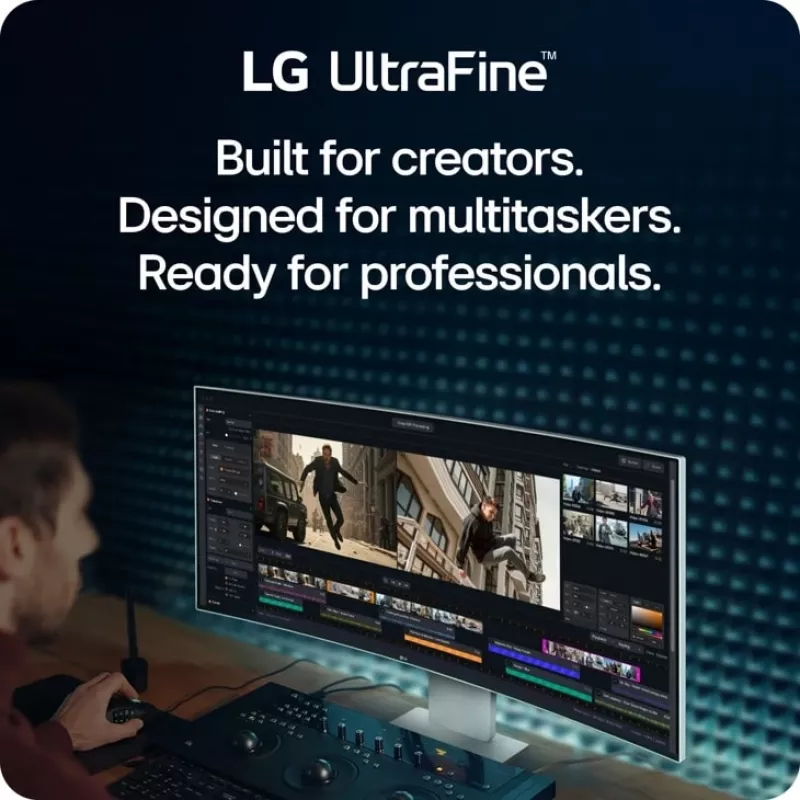 LG 40U990A-W monitor kompiuterinis 101,6 cm (40 colių) 5120 x 2160 pikselių WUHD juodas