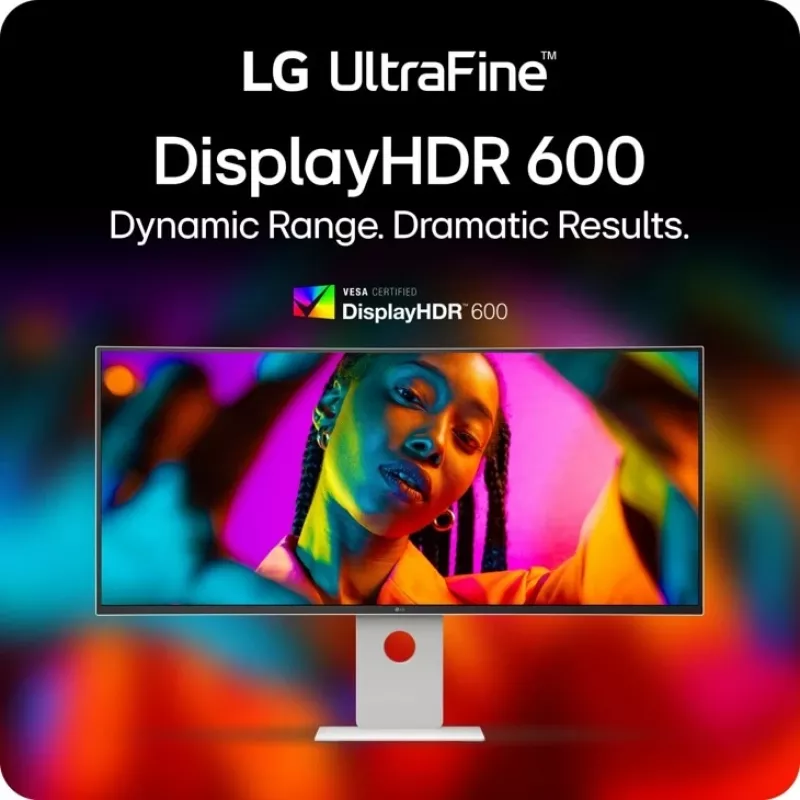 LG 40U990A-W monitor kompiuterinis 101,6 cm (40 colių) 5120 x 2160 pikselių WUHD juodas