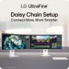 LG 40U990A-W monitor kompiuterinis 101,6 cm (40 colių) 5120 x 2160 pikselių WUHD juodas